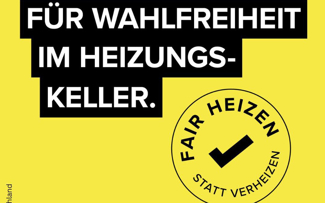 Fair heizen — statt verheizen!